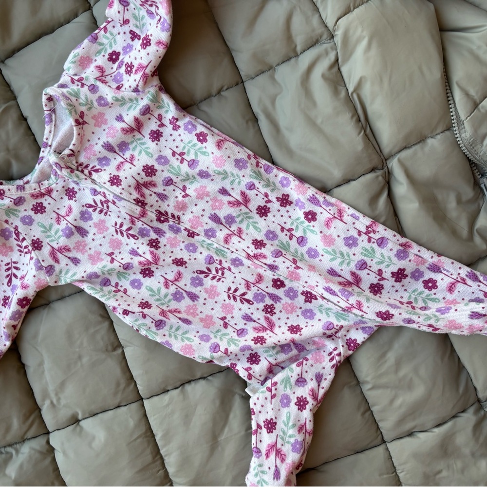 Floral Pink Kids One Piece